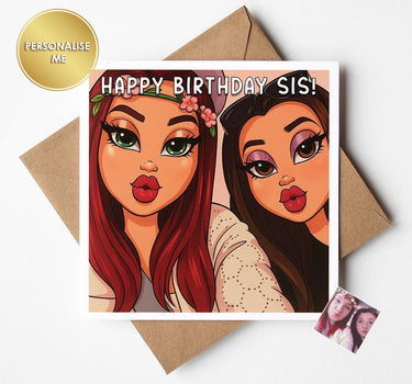 Personalised Glamorous Cartoon Style Birthday & Greeting Cards from Your Own Photo | Great Gift for Any  Birthday, Cartoon birthday card.