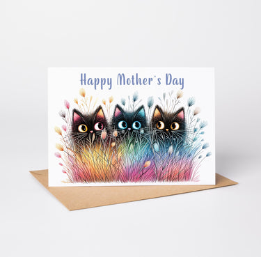 Mothers Day Card Cat, Cute Cat Mum Card, Mom Card, Cat Lover Mothers Day Card, Cute Kitten card, Adorable Cat Card for mum, mom, Nan, Granny