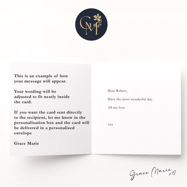 I love doing life with you Birthday Card, Wife Girlfriend Partner Boyfriend Husband Romantic Card, Minimalistic Love Card, Custom Name Card